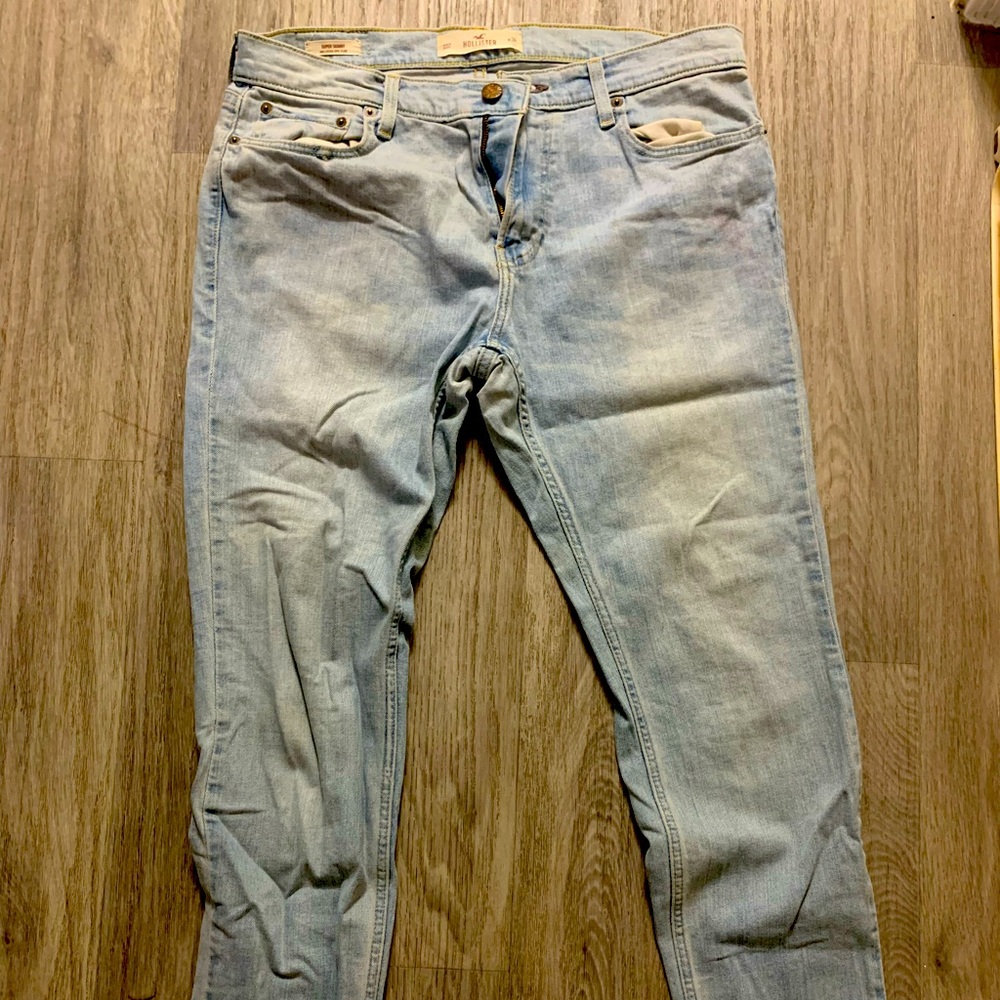 Hollister light blue jeans